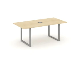 Стол переговорный на О-образном каркасе с лючком 1980x980x750 Стайл Проджект Директ / Style Project Direct images