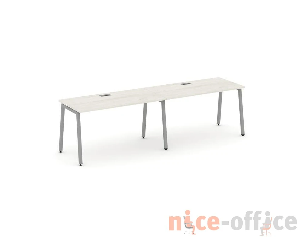 Рабочая станция 1 сторон. на А-образном каркасе 40 мм 1960х700х750 Стайл Проджект / Style Project