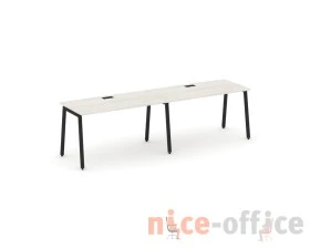 Рабочая станция 1 сторон. на А-образном каркасе 40 мм 2760х600х750 Стайл Проджект / Style Project images