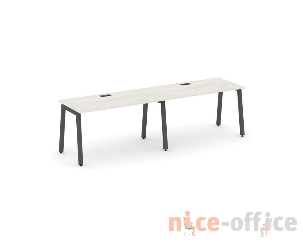 Рабочая станция 1 сторон. на А-образном каркасе 50 мм 2360х800х750 Стайл Проджект / Style Project