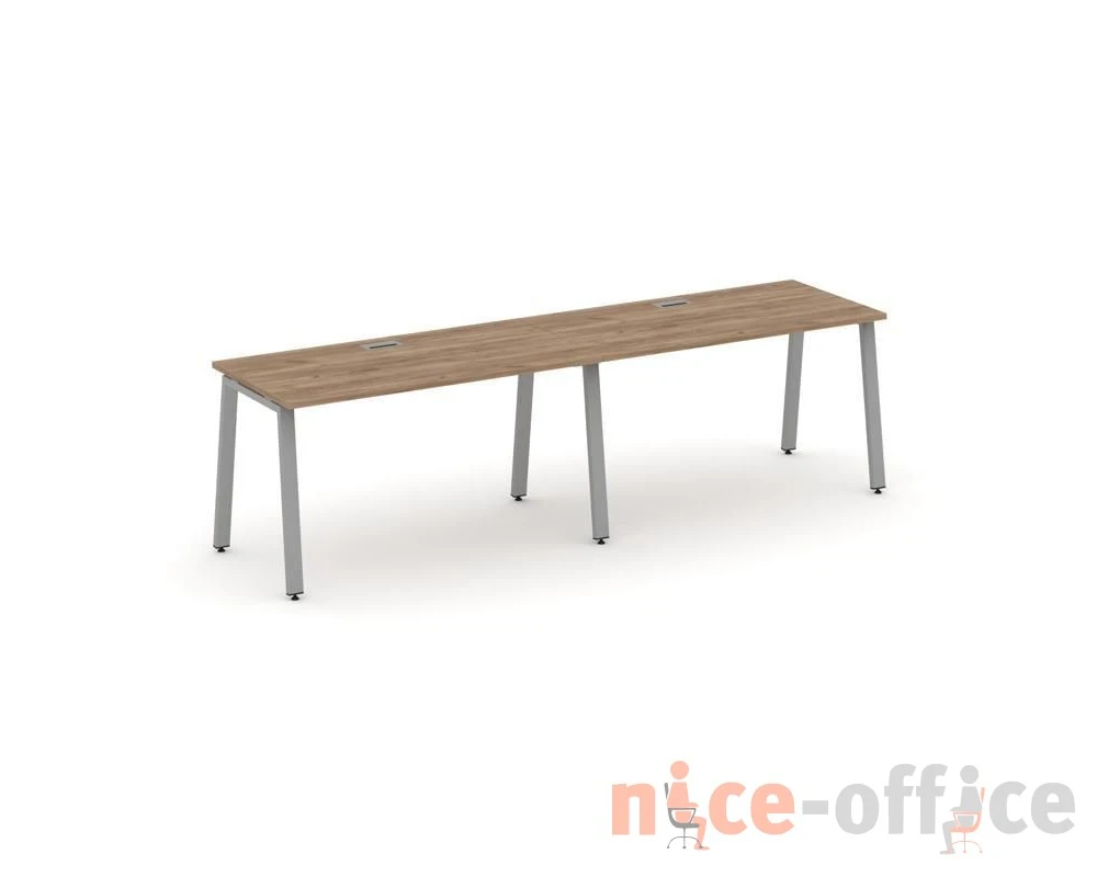 Рабочая станция 1 сторон. на А-образном каркасе 60 мм 1960х600х750 Стайл Проджект / Style Project