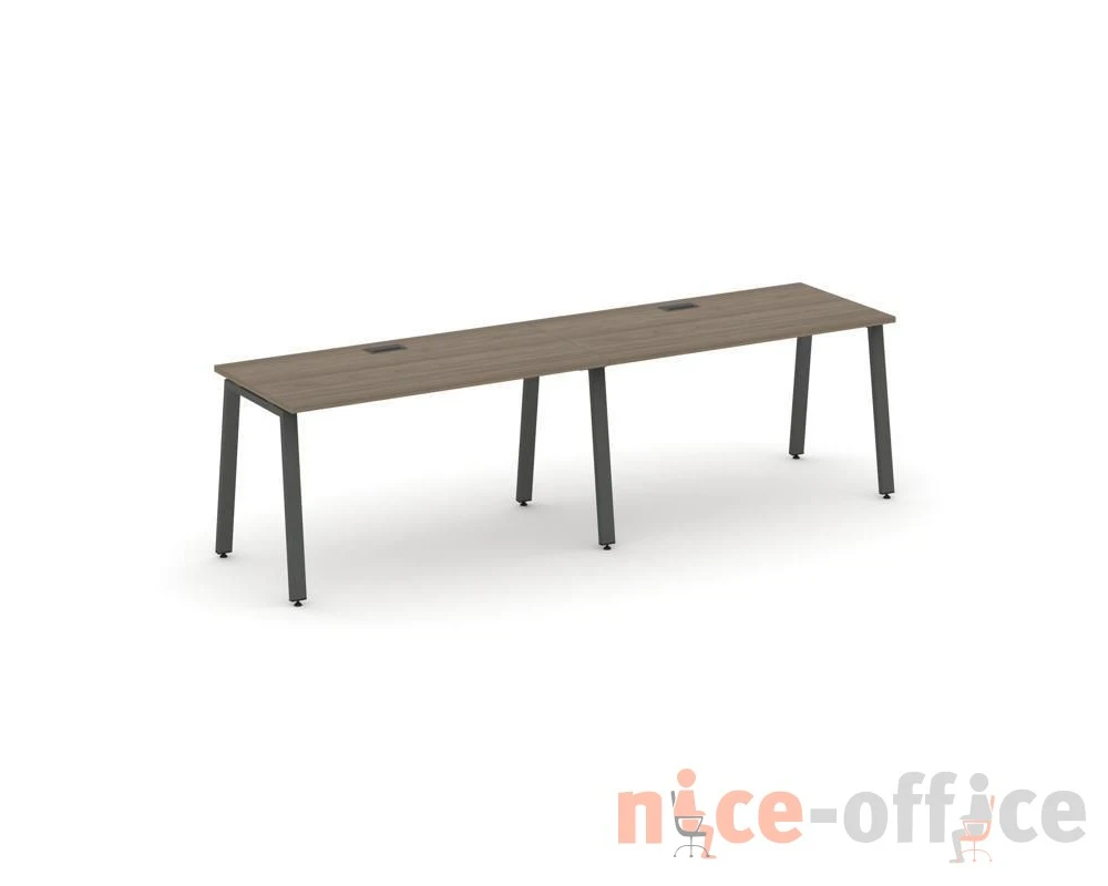 Рабочая станция 1 сторон. на А-образном каркасе 60 мм 2360х700х750 Стайл Проджект / Style Project
