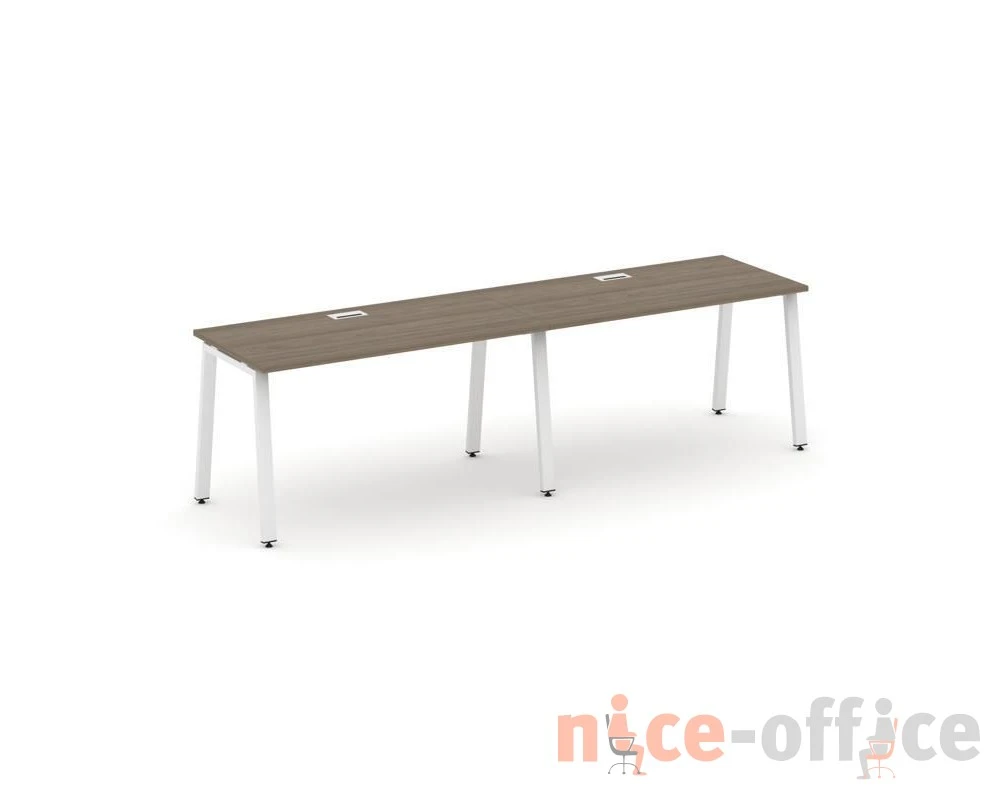 Рабочая станция 1 сторон. на А-образном каркасе 60 мм 2360х800х750 Стайл Проджект / Style Project
