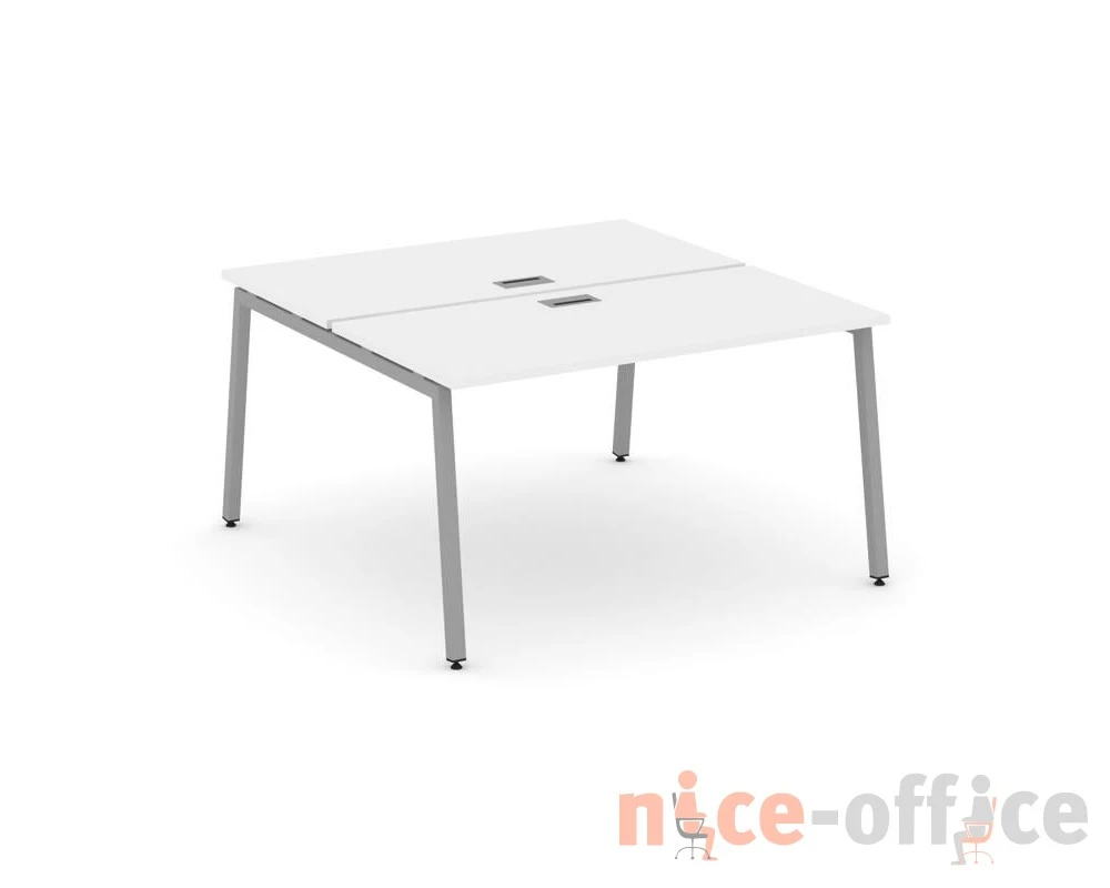 Рабочая станция 2-х сторон. на А-образном каркасе 40 мм 1580х1632х750 Стайл Проджект / Style Project