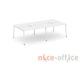 Рабочая станция 2-х сторон. на А-образном каркасе 40 мм 1960х1432х750 Стайл Проджект / Style Project images