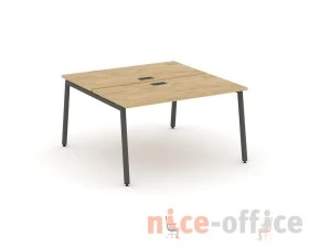 Рабочая станция 2-х сторон. на А-образном каркасе 40 мм 980х1432х750 Стайл Проджект / Style Project images