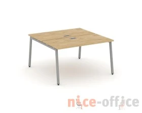 Рабочая станция 2-х сторон. на А-образном каркасе 40 мм 980х1632х750 Стайл Проджект / Style Project images