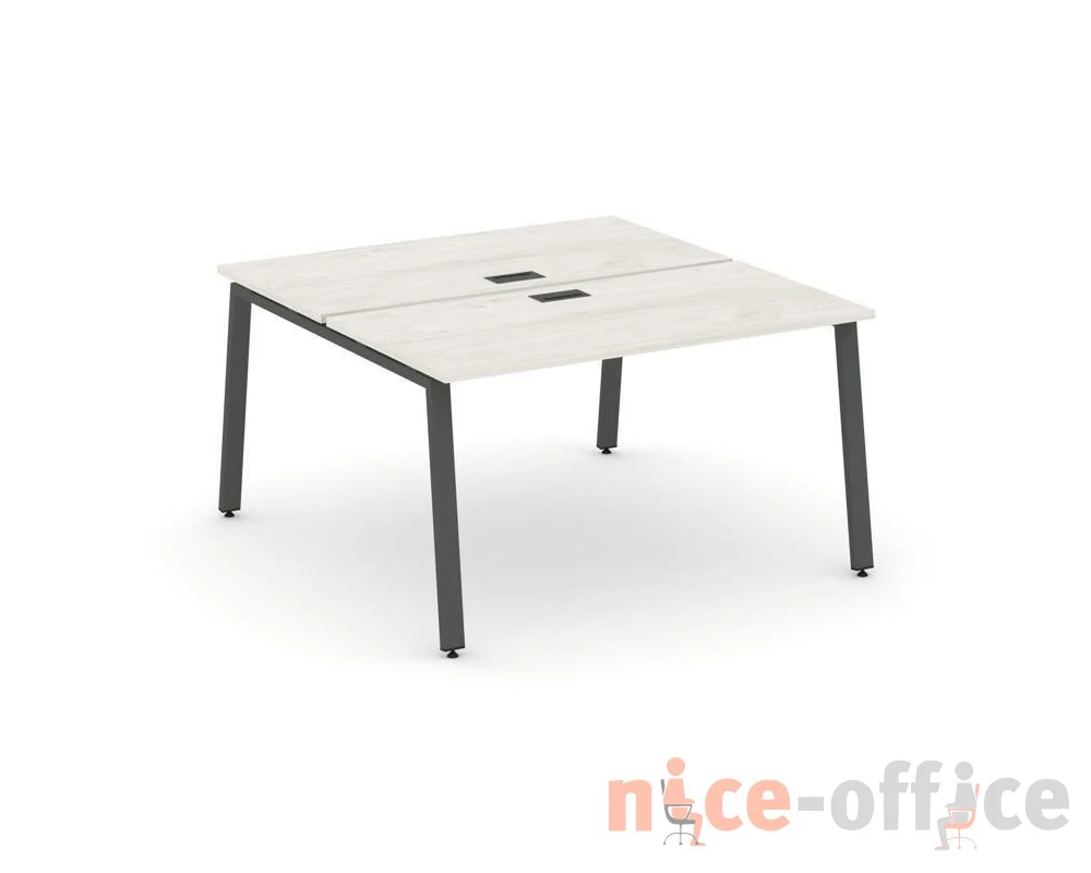 Рабочая станция 2-х сторон. на А-образном каркасе 60 мм 1180х1632х750 Стайл Проджект / Style Project
