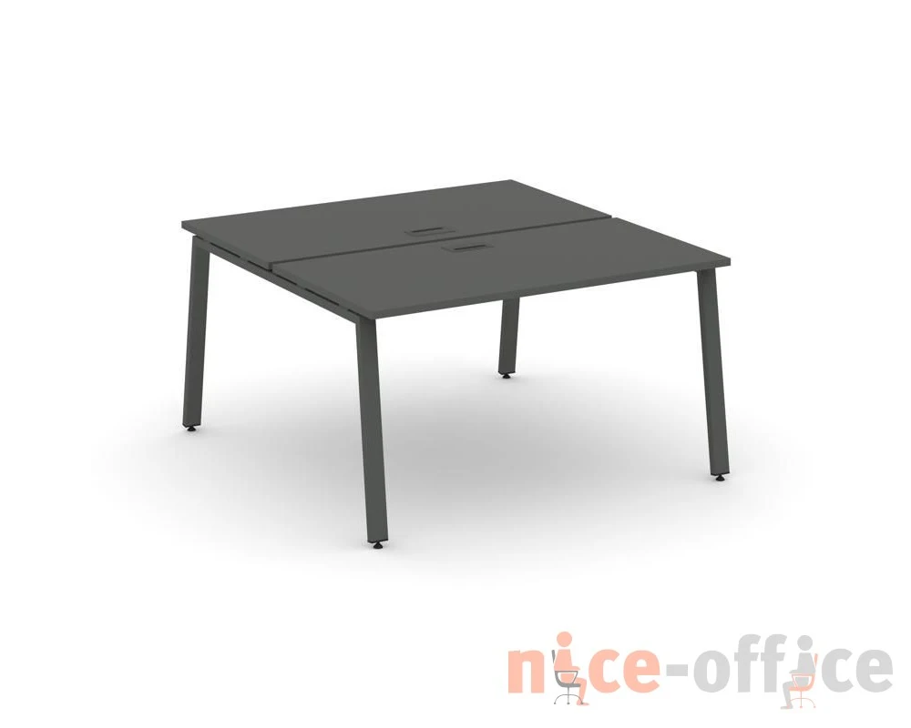 Рабочая станция 2-х сторон. на А-образном каркасе 60 мм 1580х1432х750 Стайл Проджект / Style Project