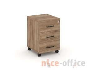 Тумба мобильная 3 ящ. Стандартные колеса 416x460x611 Стайл Проджект / Style Project images