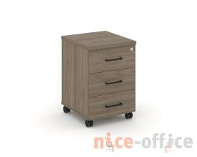 Тумба мобильная 3 ящ. Стандартные колеса 416x460x611 Стайл Проджект / Style Project images