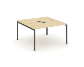 Рабочая станция 2-х сторон. на П-образном каркасе 40 мм 1380x1432x750 Стайл Проджект / Style Project images