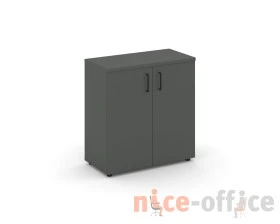 Шкаф низкий широкий закрытый 796x400x833 зад. стенка HDF Стайл Проджект / Style Project images