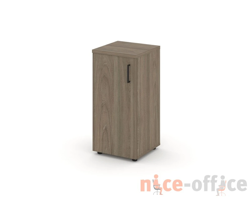 Шкаф низкий узкий левый закрытый 400x400x833 зад. стенка HDF Стайл Проджект / Style Project