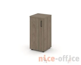 Шкаф низкий узкий левый закрытый 400x400x833 зад. стенка HDF Стайл Проджект / Style Project images