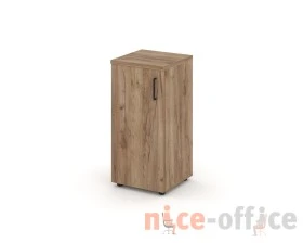 Шкаф низкий узкий левый закрытый 400x400x833 зад. стенка HDF Стайл Проджект / Style Project images
