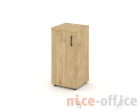 Шкаф низкий узкий левый закрытый 400x400x833 зад. стенка HDF Стайл Проджект / Style Project images