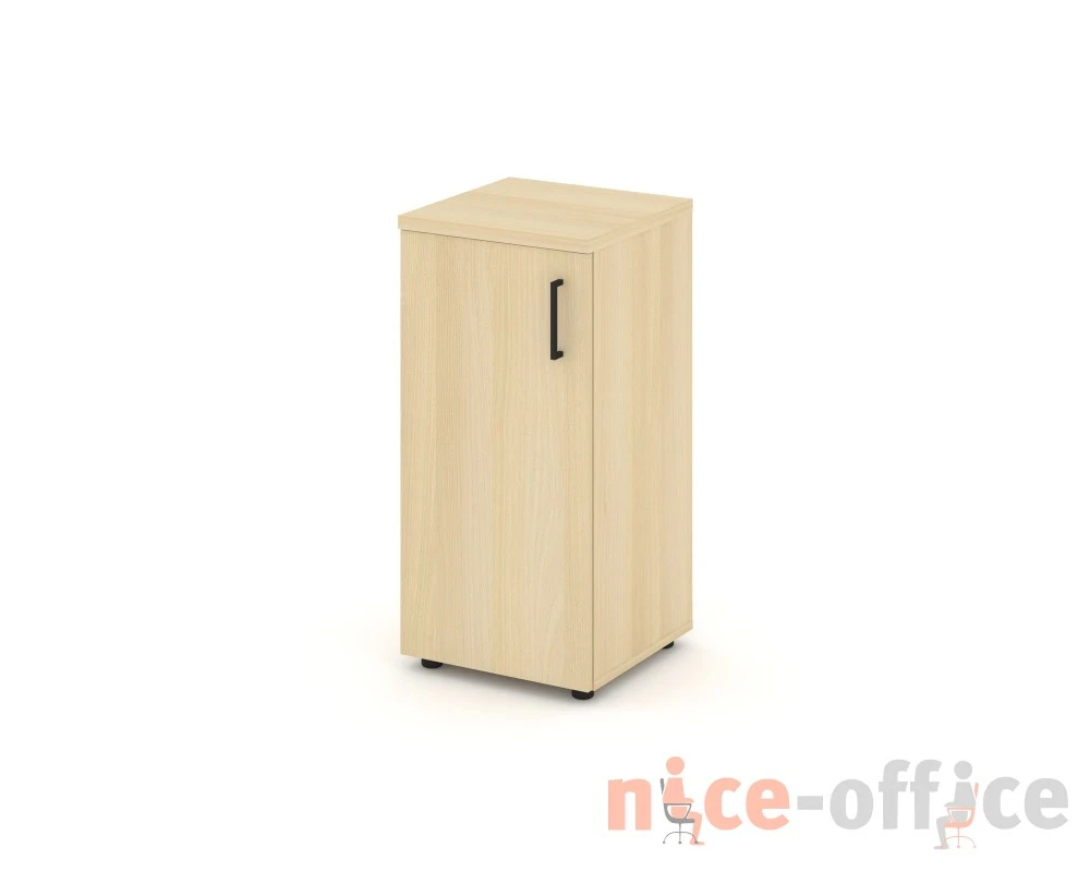 Шкаф низкий узкий левый закрытый 400x400x833 зад. стенка HDF Стайл Проджект / Style Project
