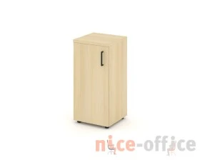 Шкаф низкий узкий левый закрытый 400x400x833 зад. стенка HDF Стайл Проджект / Style Project images