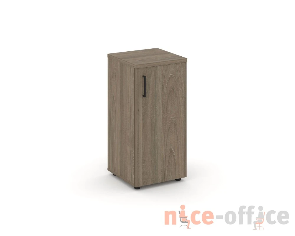 Шкаф низкий узкий правый закрытый 400x400x833 зад. стенка HDF Стайл Проджект / Style Project