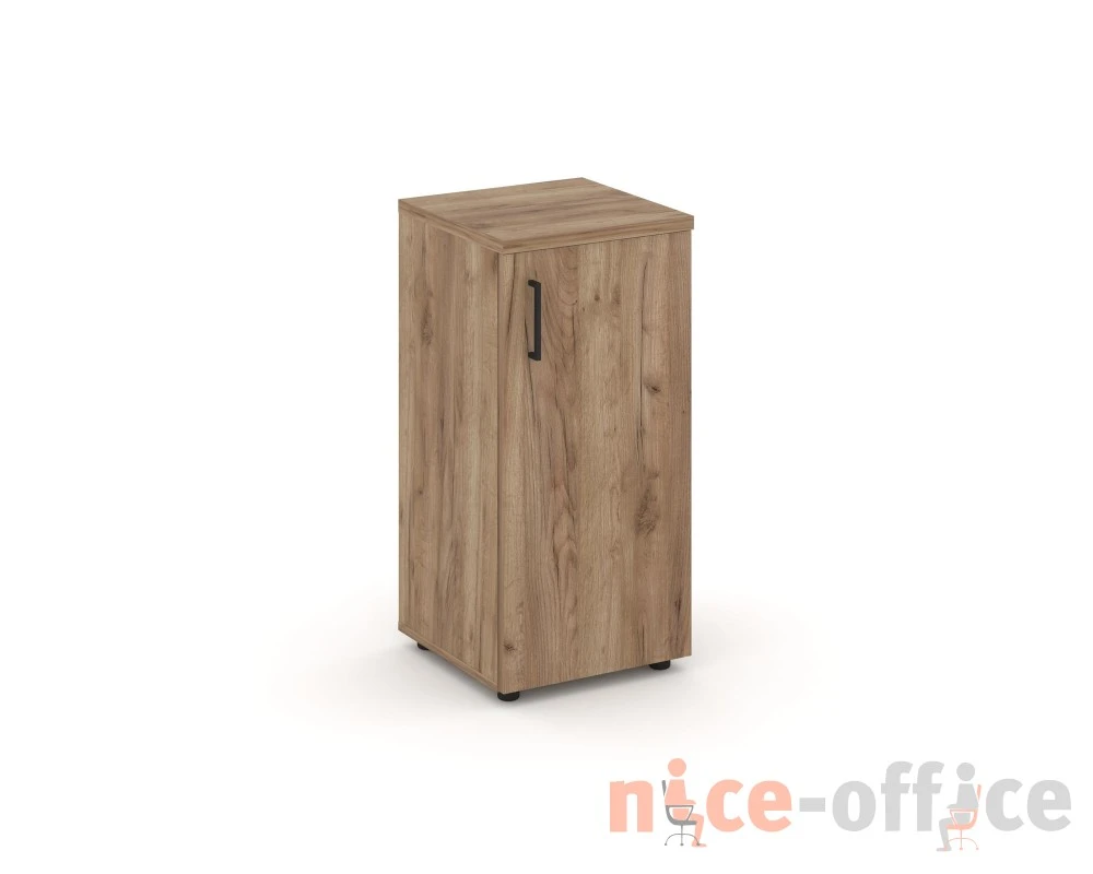 Шкаф низкий узкий правый закрытый 400x400x833 зад. стенка HDF Стайл Проджект / Style Project