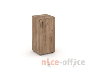 Шкаф низкий узкий правый закрытый 400x400x833 зад. стенка HDF Стайл Проджект / Style Project images