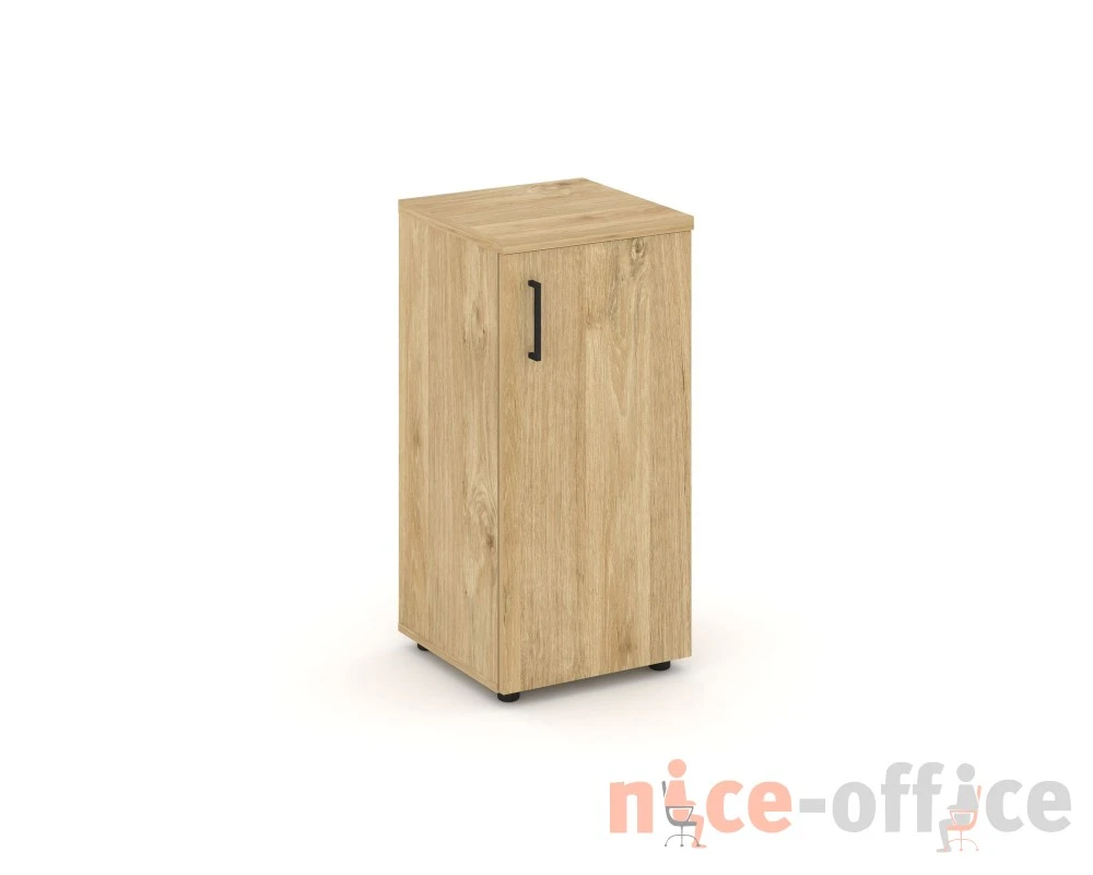 Шкаф низкий узкий правый закрытый 400x400x833 зад. стенка HDF Стайл Проджект / Style Project