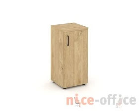 Шкаф низкий узкий правый закрытый 400x400x833 зад. стенка HDF Стайл Проджект / Style Project images