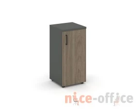 Шкаф низкий узкий правый закрытый 400x400x833 зад. стенка HDF Стайл Проджект / Style Project images