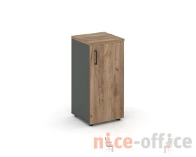 Шкаф низкий узкий правый закрытый 400x400x833 зад. стенка HDF Стайл Проджект / Style Project images