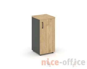 Шкаф низкий узкий правый закрытый 400x400x833 зад. стенка HDF Стайл Проджект / Style Project images