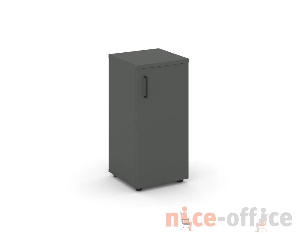 Шкаф низкий узкий правый закрытый 400x400x833 зад. стенка HDF Стайл Проджект / Style Project