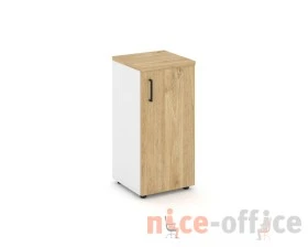 Шкаф низкий узкий правый закрытый 400x400x833 зад. стенка HDF Стайл Проджект / Style Project images