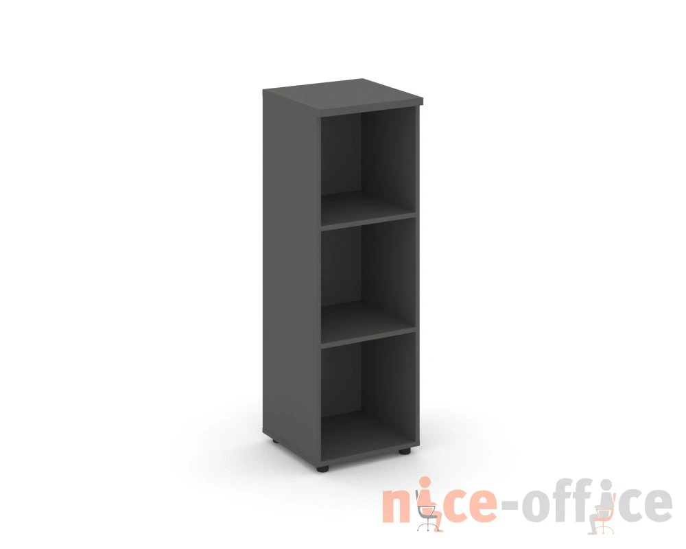 Стеллаж средний узкий 400x400x1203 зад. стенка HDF Стайл Проджект / Style Project