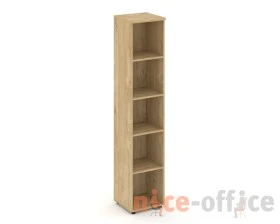 Стеллаж высокий узкий 400x400x1982 зад. стенка HDF Стайл Проджект / Style Project images