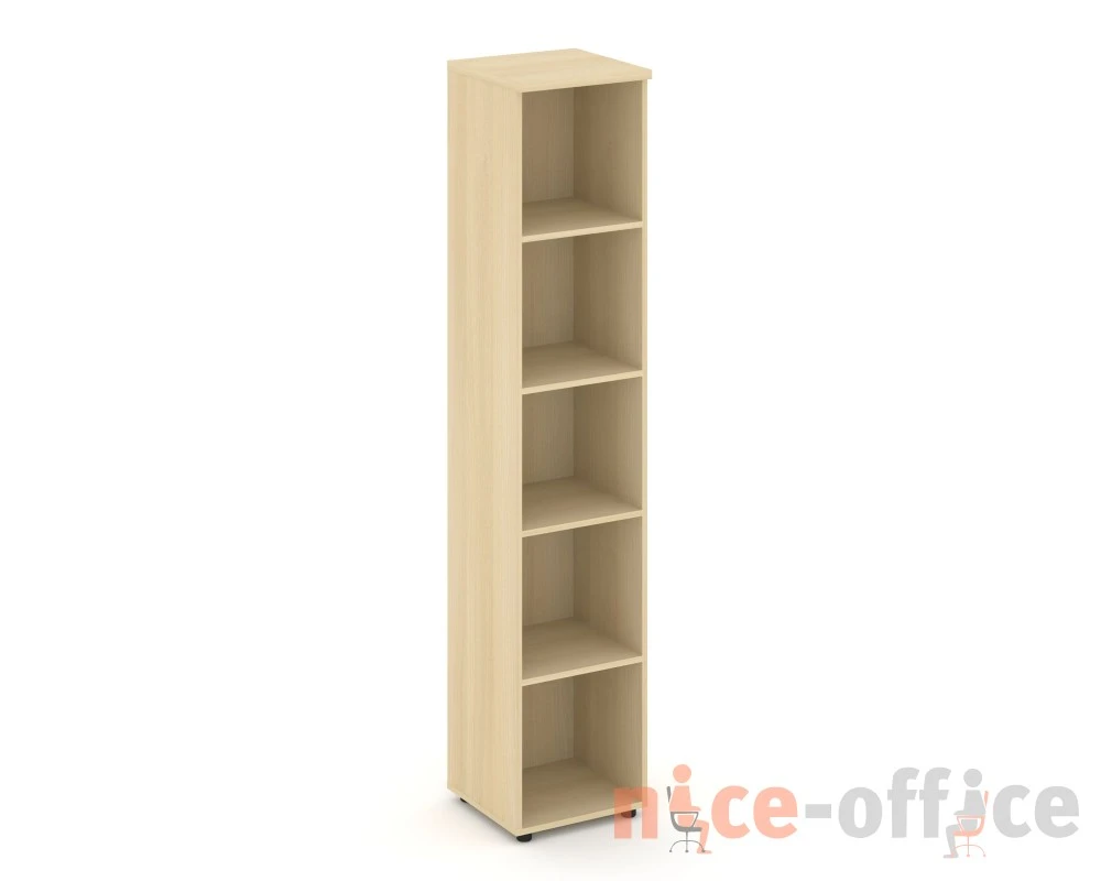 Стеллаж высокий узкий 400x400x1982 зад. стенка HDF Стайл Проджект / Style Project
