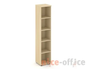 Стеллаж высокий узкий 400x400x1982 зад. стенка HDF Стайл Проджект / Style Project images