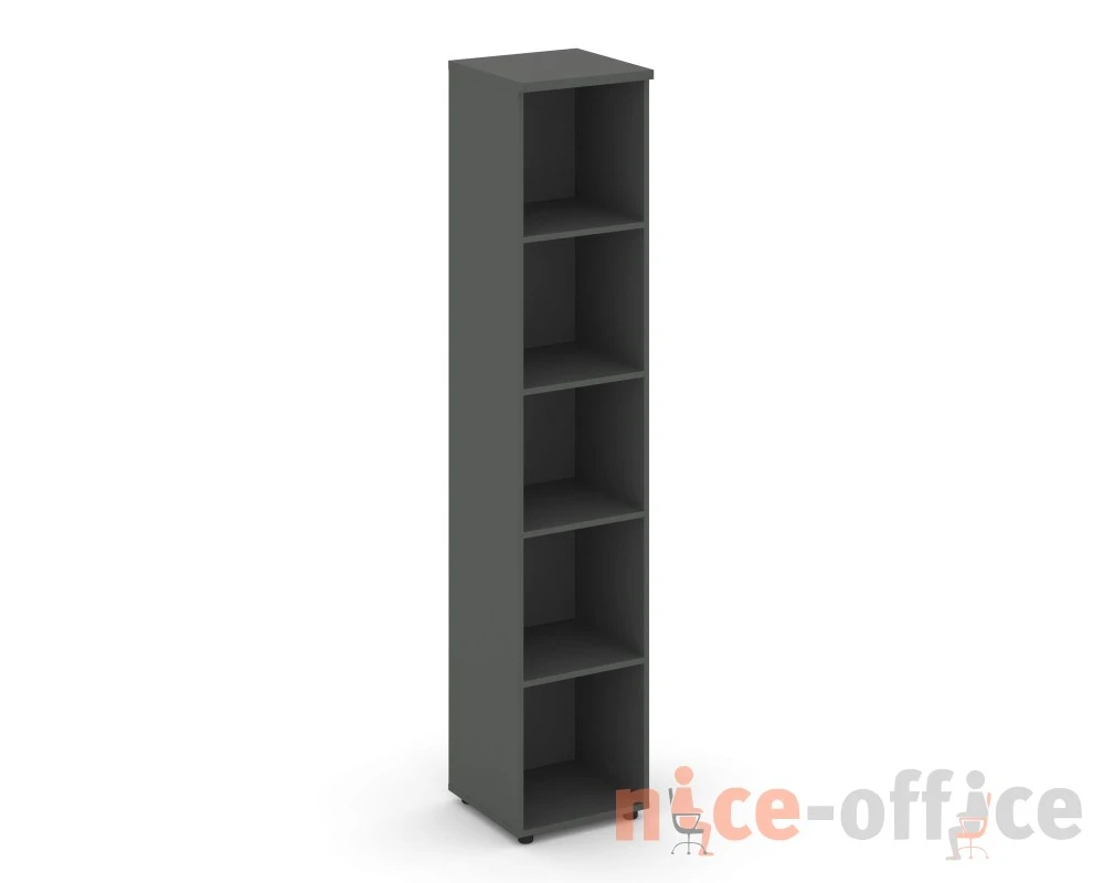 Стеллаж высокий узкий 400x400x1982 зад. стенка HDF Стайл Проджект / Style Project