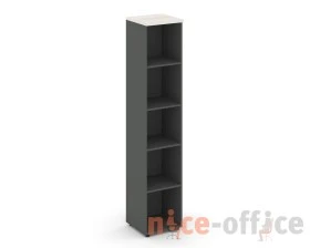 Стеллаж высокий узкий 400x400x1982 зад. стенка HDF Стайл Проджект / Style Project images