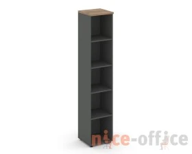 Стеллаж высокий узкий 400x400x1982 зад. стенка HDF Стайл Проджект / Style Project images