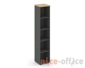 Стеллаж высокий узкий 400x400x1982 зад. стенка HDF Стайл Проджект / Style Project images