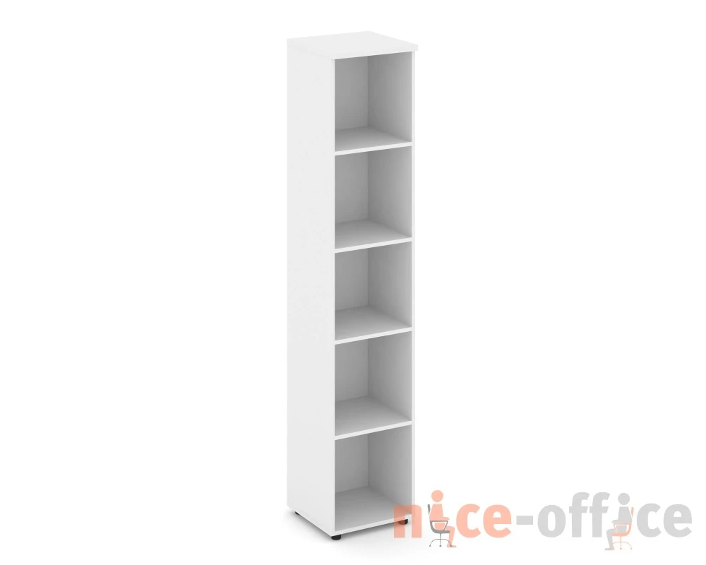 Стеллаж высокий узкий 400x400x1982 зад. стенка HDF Стайл Проджект / Style Project