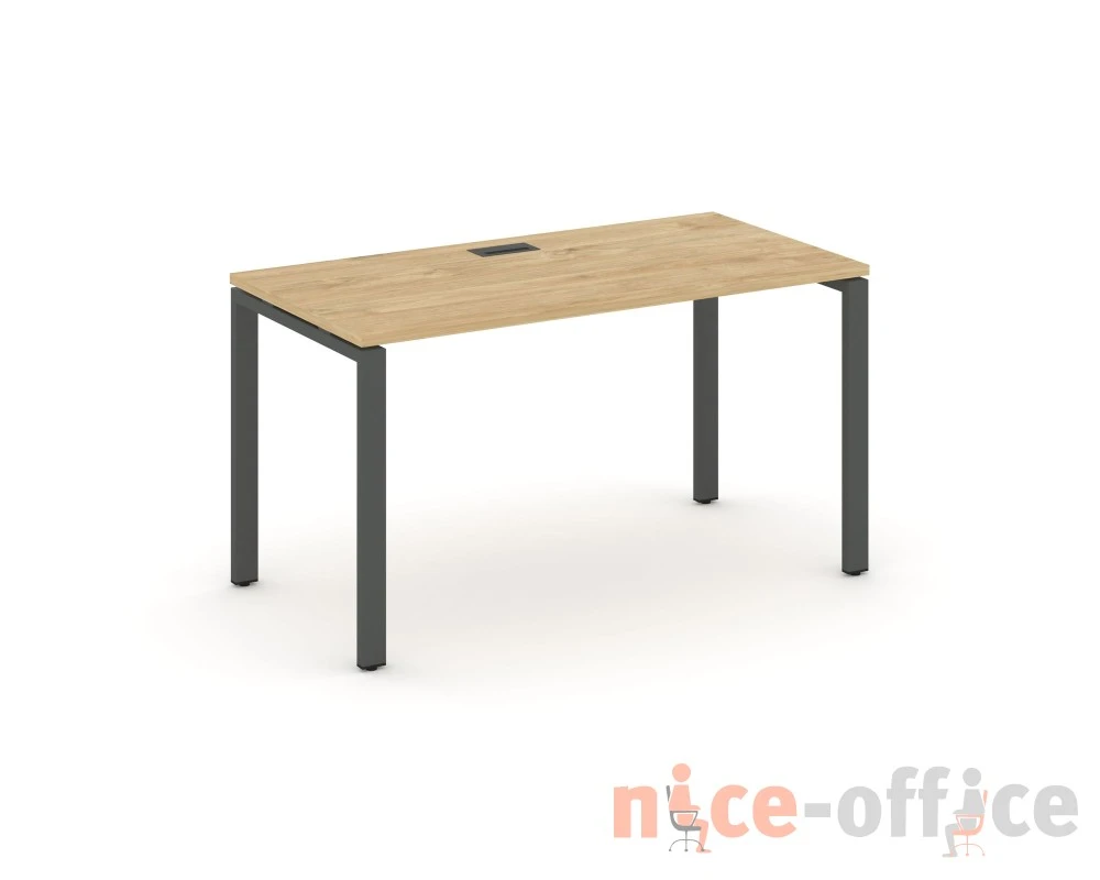 Стол письменный на П-образном каркасе 60 мм 1580x600x750 Стайл Проджект / Style Project