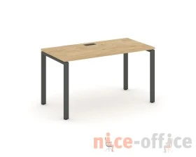 Стол письменный на П-образном каркасе 60 мм 1580x600x750 Стайл Проджект / Style Project images