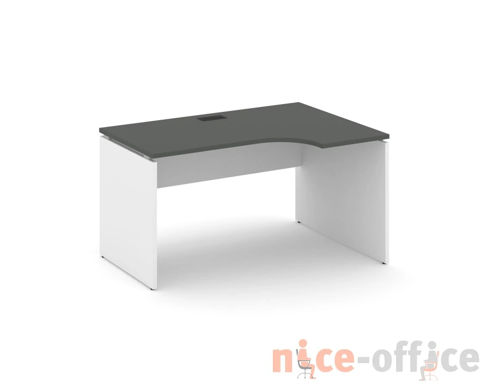 Стол рабочий эргоном. правый 1580x800/980x750 Стайл Проджект / Style Project