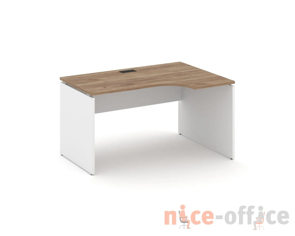 Стол рабочий эргоном. правый 1580x800/980x750 Стайл Проджект / Style Project