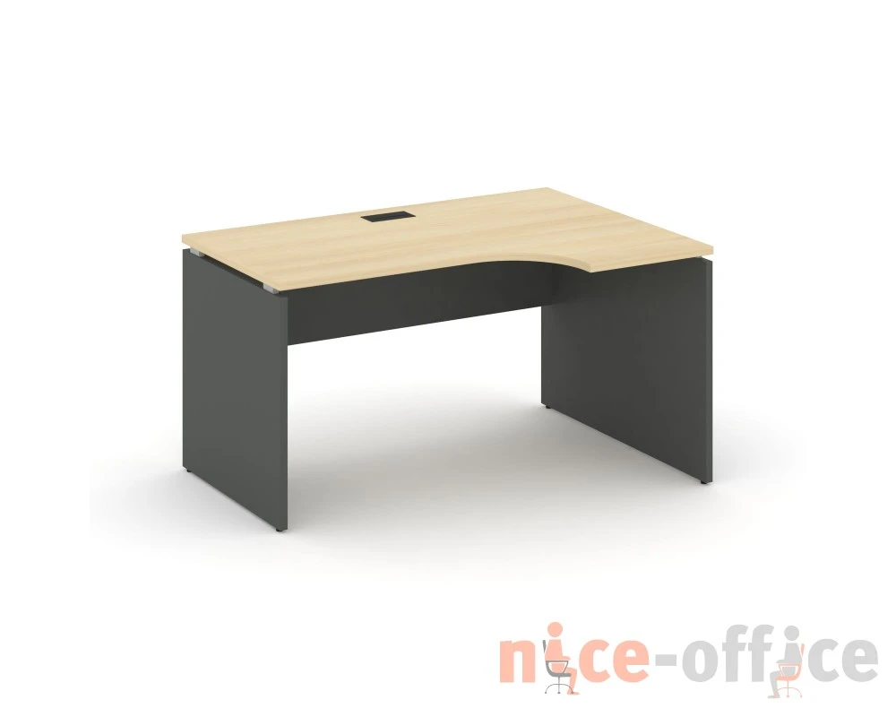 Стол рабочий эргоном. правый 1580x800/980x750 Стайл Проджект / Style Project
