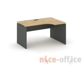 Стол рабочий эргоном. правый 1580x800/980x750 Стайл Проджект / Style Project images