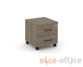 Тумба мобильная 2 ящ. Стандартные колеса 416x460x437 Стайл Проджект / Style Project images