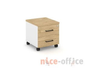 Тумба мобильная 2 ящ. Стандартные колеса 416x460x437 Стайл Проджект / Style Project images